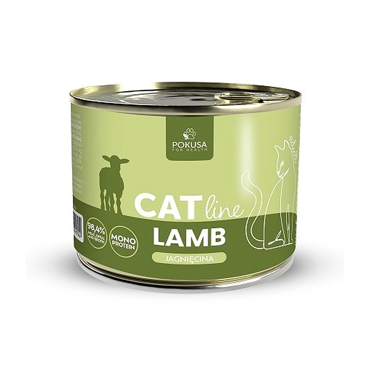 CatLine jagnięcina karma mokra dla kotów dorosłych 400g