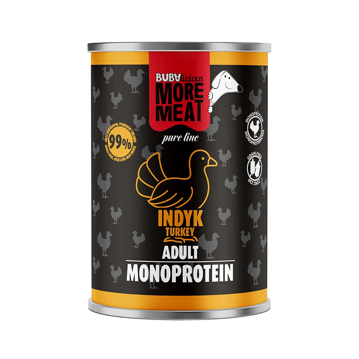 BUBAlicious MM 3811 mono Pure 400g indyk