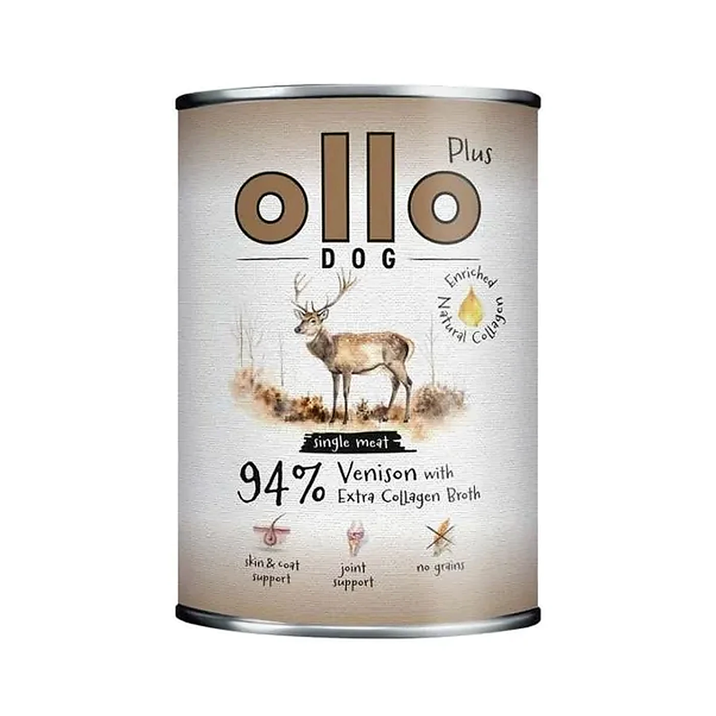 Ollo puszka pies Plus Kolagen Jeleń 400 g