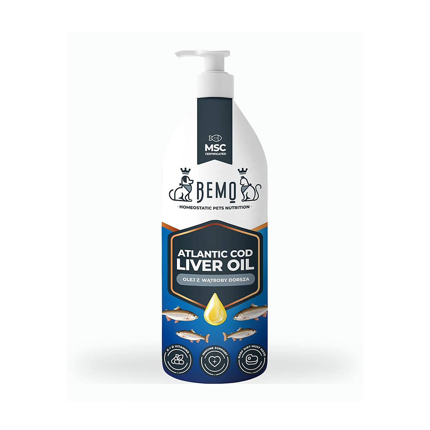 Wild cod's liver oil 100ml; olej z wątroby dorsza