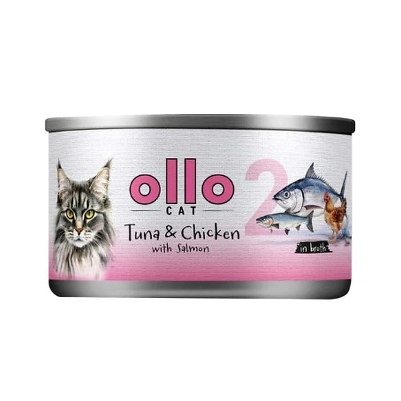 Ollo kot Tuńczyk Kurczak Łosoś 70g