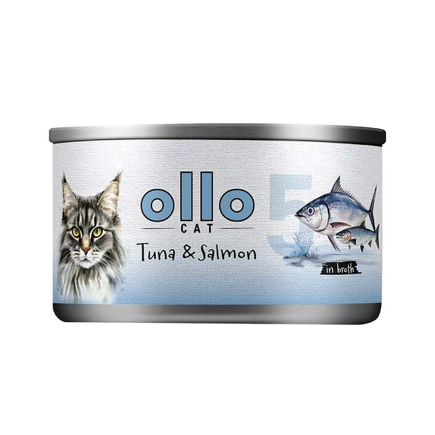 Ollo kot Tuńczyk Łosoś 70g
