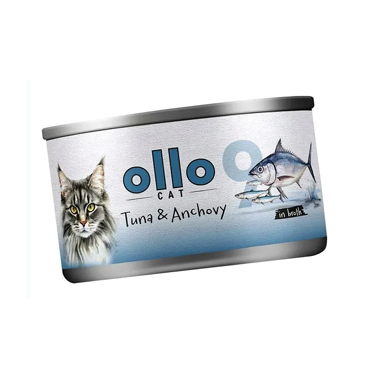 Ollo kot Tuńczyk Anchovis 70g