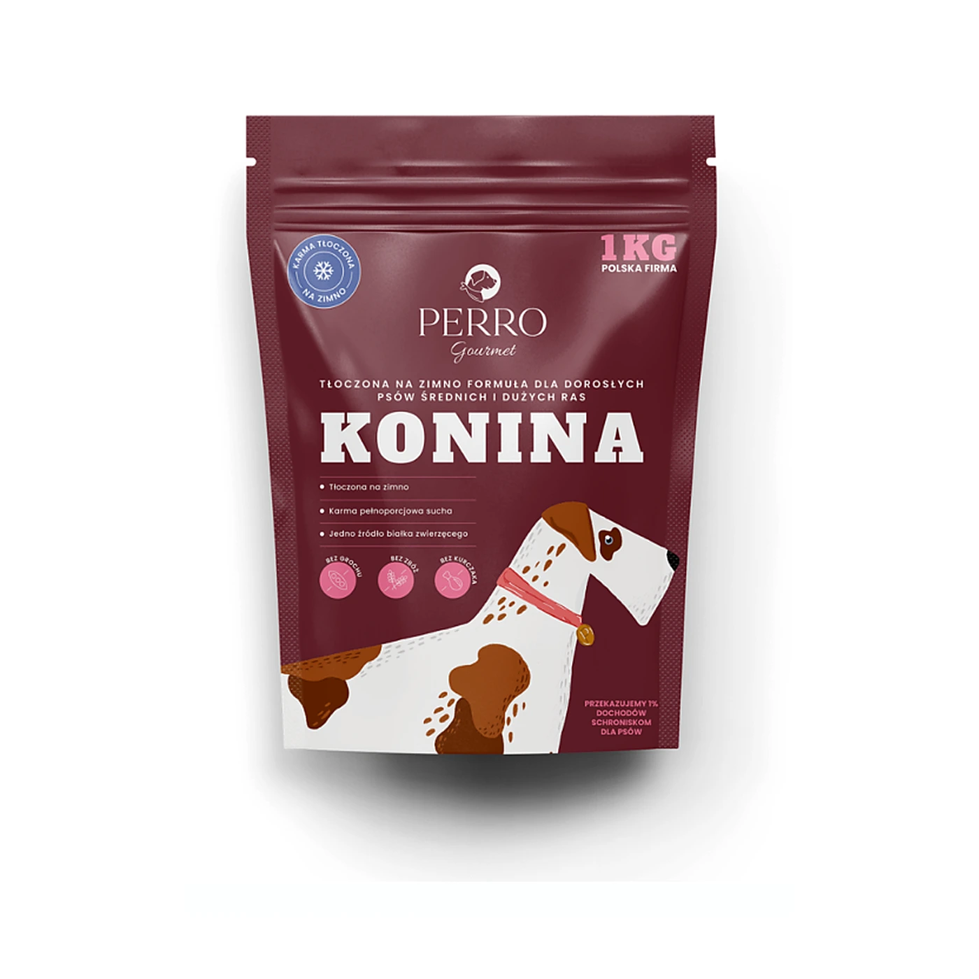 PERRO Tłoczona na zimno Gourmet Konina 1kg