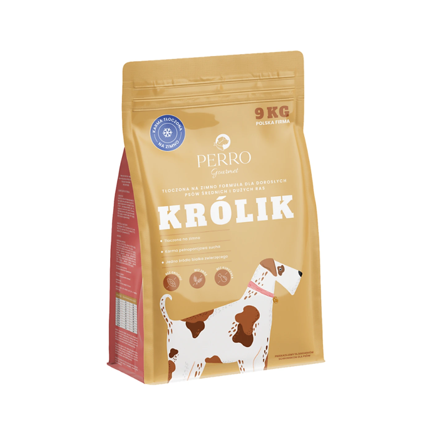 PERRO Tłoczona na zimno Gourmet Królik 9kg