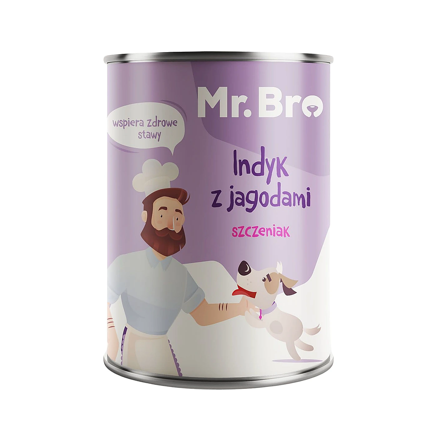 Mr. Bro Szczeniak Indyk z Jagodami 400g