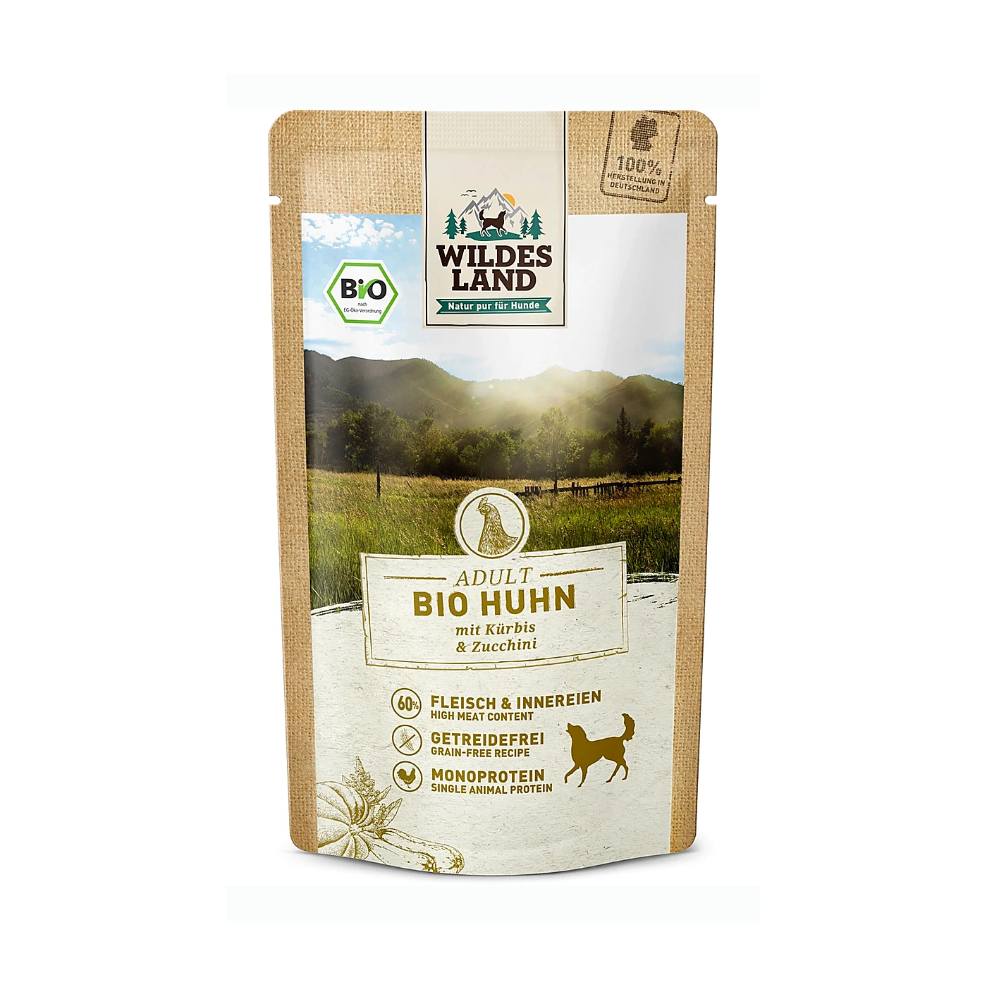 WILDES LAND DOG Bio Huhn; bio kurczak (125g)