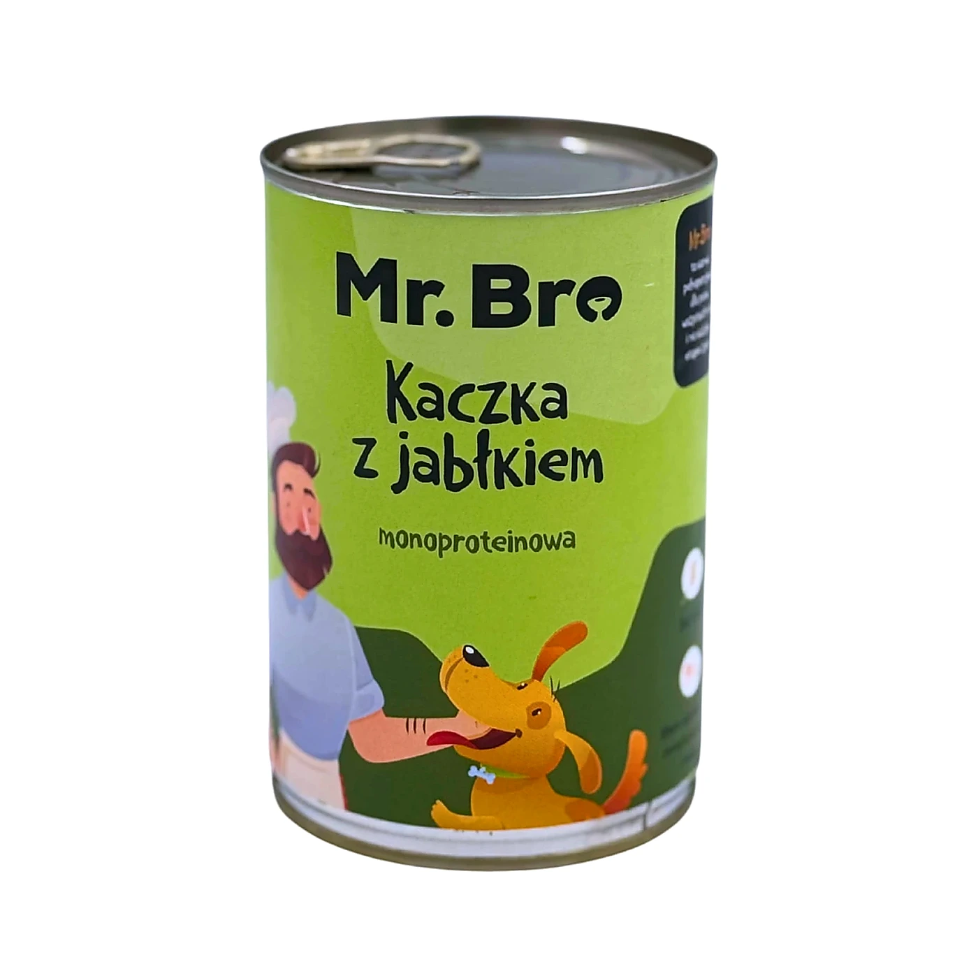 Mr. Bro Pies Kaczka z Jabłkiem Puszka 400g