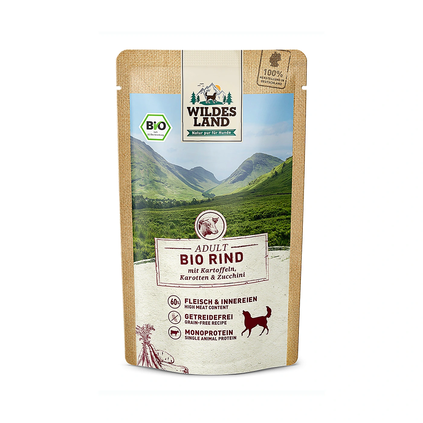 WILDES LAND DOG Bio Rind; bio wołowina (125g)