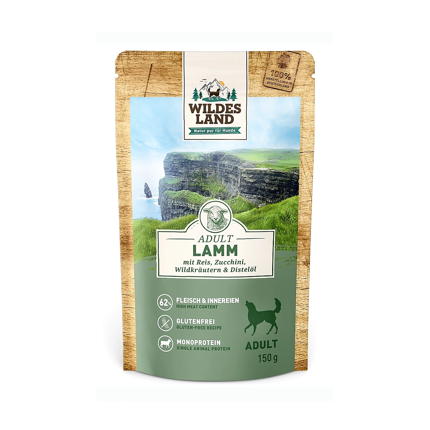 WILDES LAND DOG Classic Lamm; jagnięcina (150g)