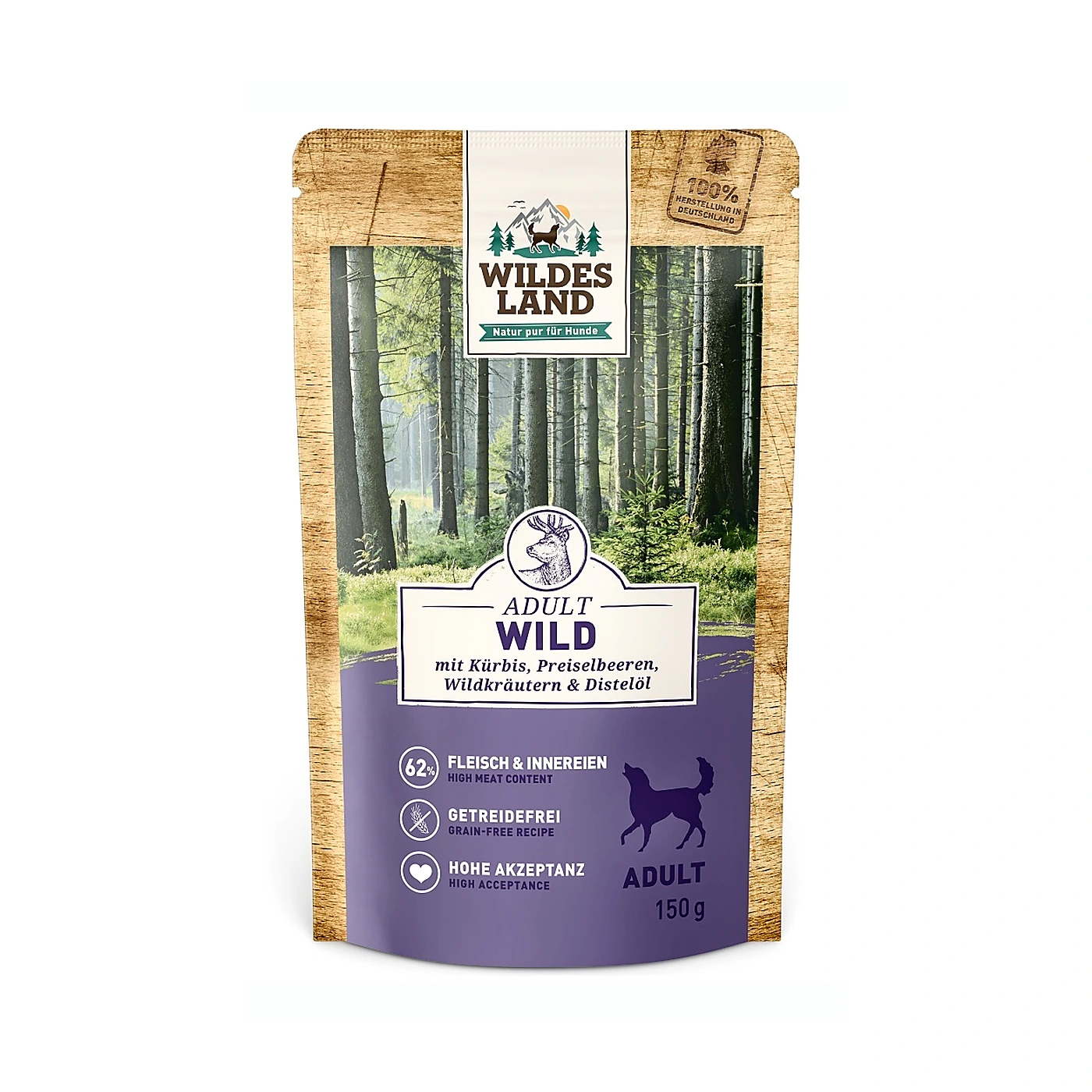 Wildes Land Dog Classic Wild; dziczyzna (150g)
