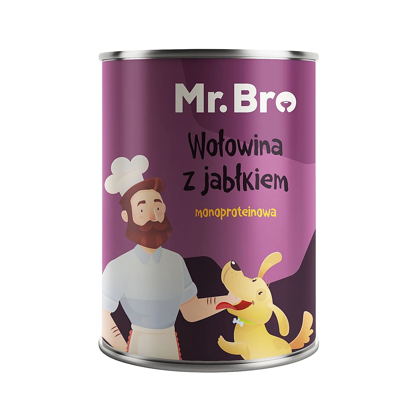 Mr. Bro Pies Wołowina z Jabłkiem 400g