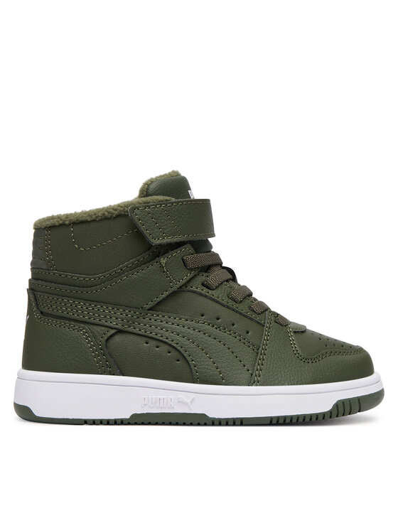Puma Sneakersy Rebound Slam Mid Wtr 40880402 Zielony ciemny