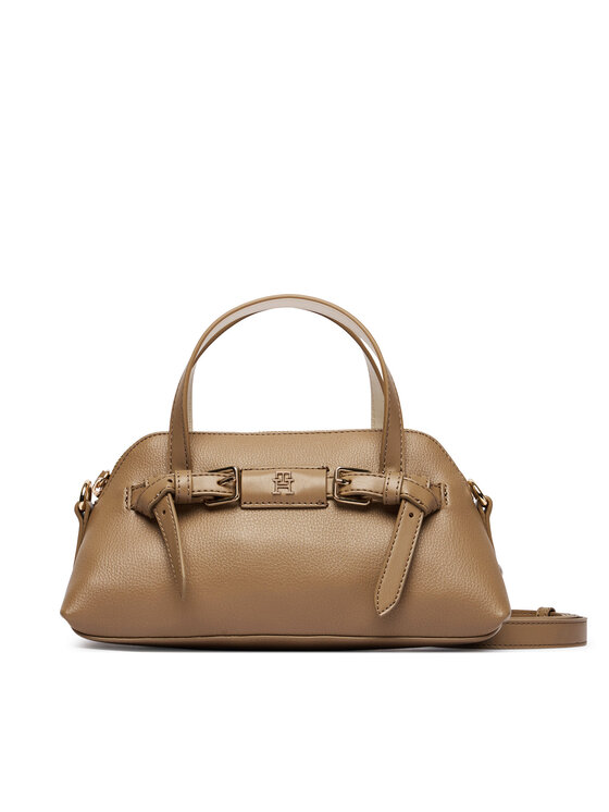 Tommy Hilfiger Torebka Th Buckle Mini AW0AW19034 Beżowy
