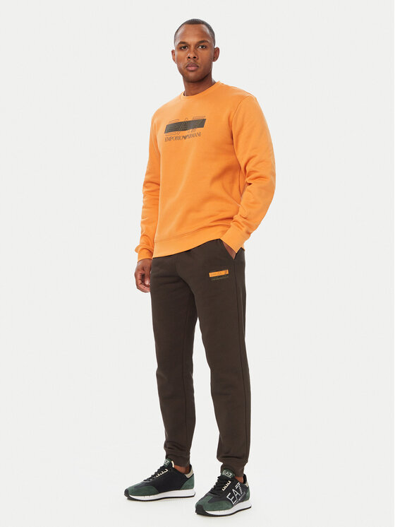 EA7 Emporio Armani Dres 7M002428 AF10377 M3037 Pomarańczowy Regular Fit