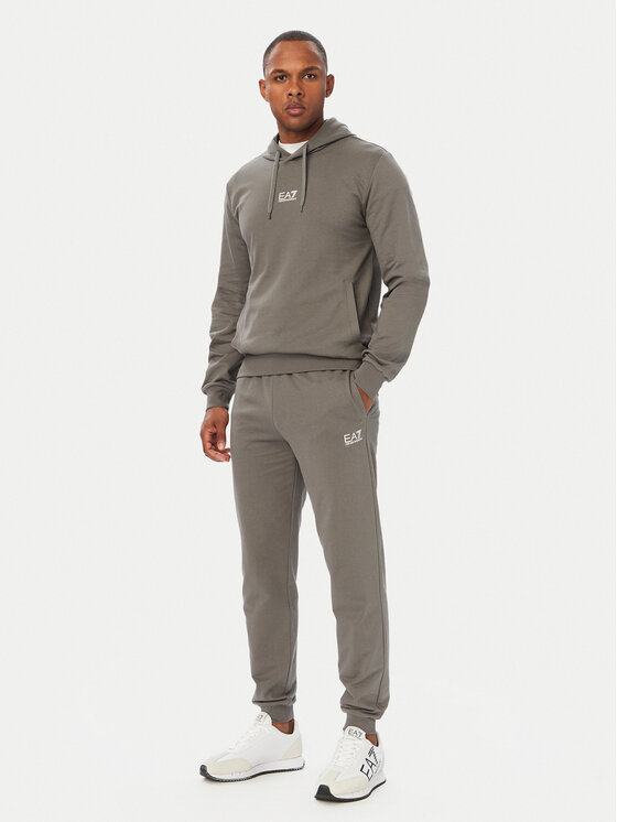 EA7 Emporio Armani Dres 8NPV64 PJVRZ U8085 Szary Regular Fit