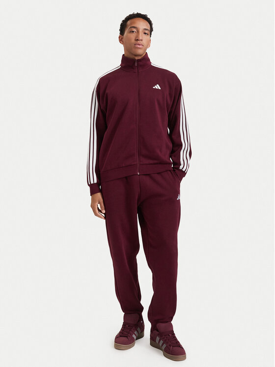 adidas Dres 3-Stripes Fleece KY2282 Bordowy Regular Fit
