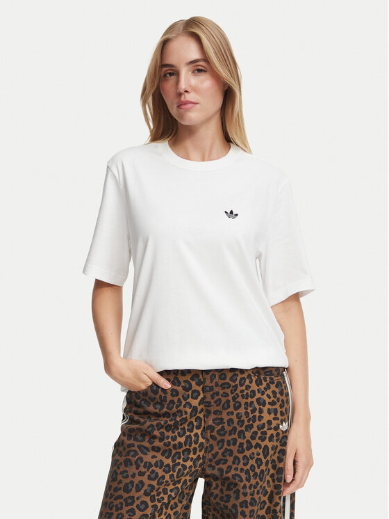 adidas T-Shirt Essentials Loose KQ6722 Biały Regular Fit