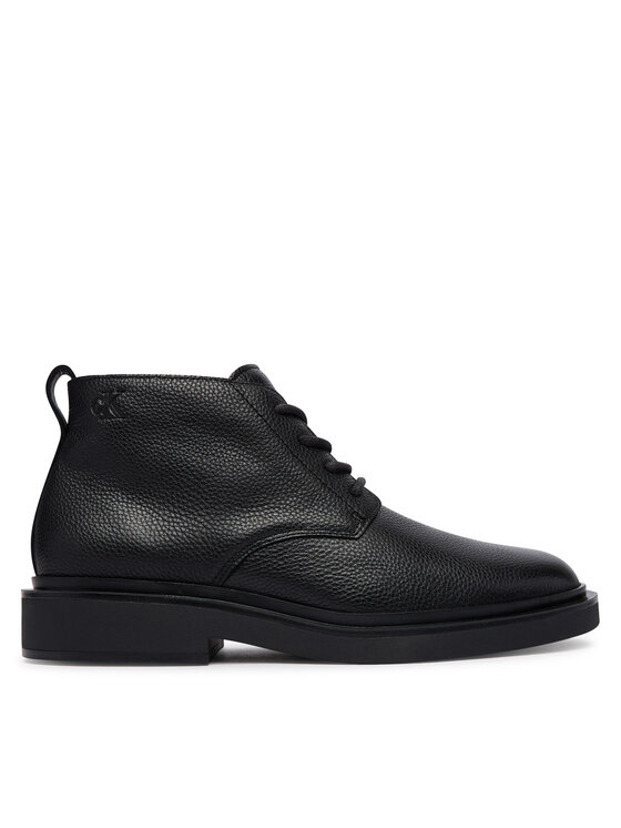 Calvin Klein Trzewiki Sq Rubber Desert Boot Lth HM0HM02352 Czarny