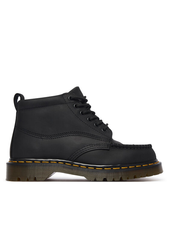 Dr. Martens Trzewiki Lowell Chukka 6 Eye Crazy Horse DM43680001 Czarny