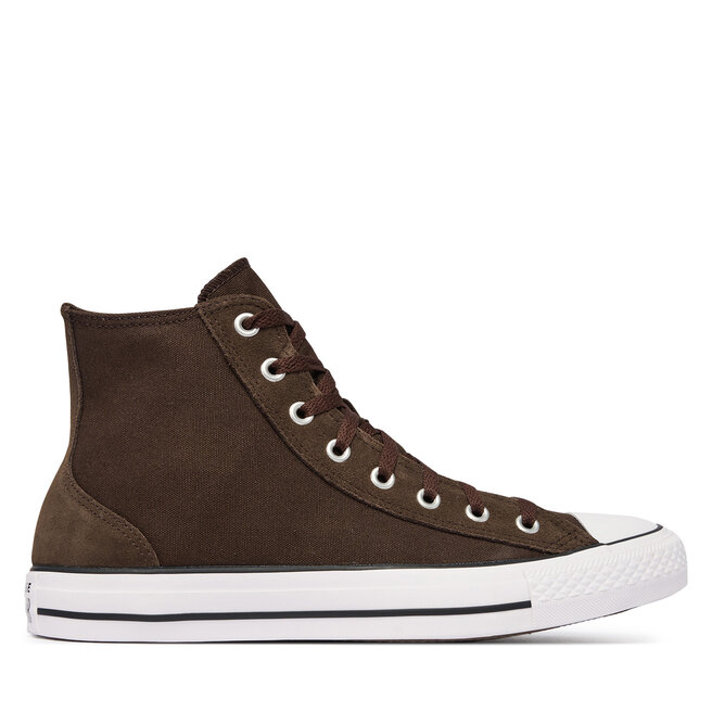 Trampki Converse Chuck Taylor All Star Suede Trim A19201C Brązowy ciemny