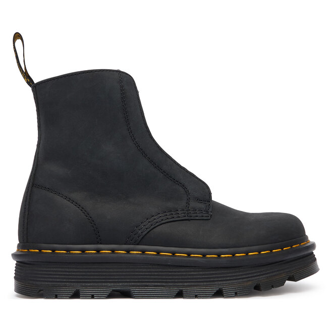Botki Dr. Martens Zebzag Laceless Black Wyoming DM42653001 Czarny