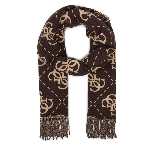 Szalik Guess AM9666 POL03 Brązowy ciemny