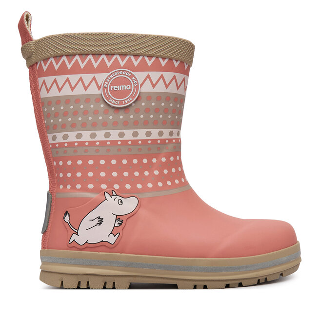 Kalosze Reima Moomin Magisk Rain Boots 5400001B Różowy