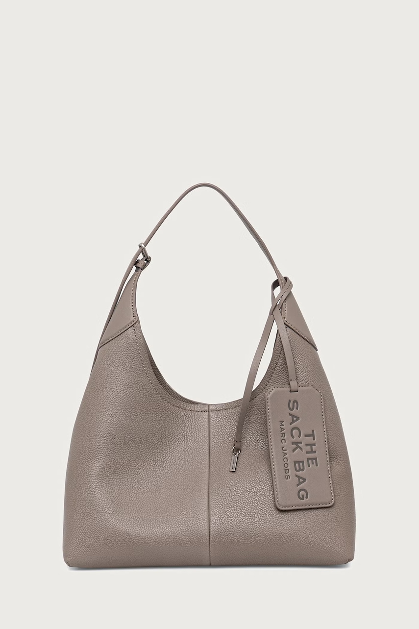 MARC JACOBS THE BELTED SACK torebka shopper damska skórzana