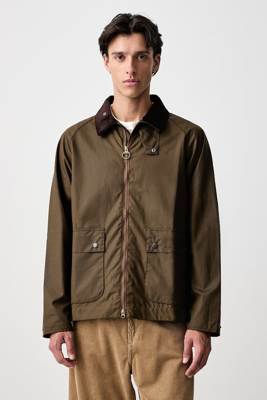Barbour krótka kurtka bawełniana męska