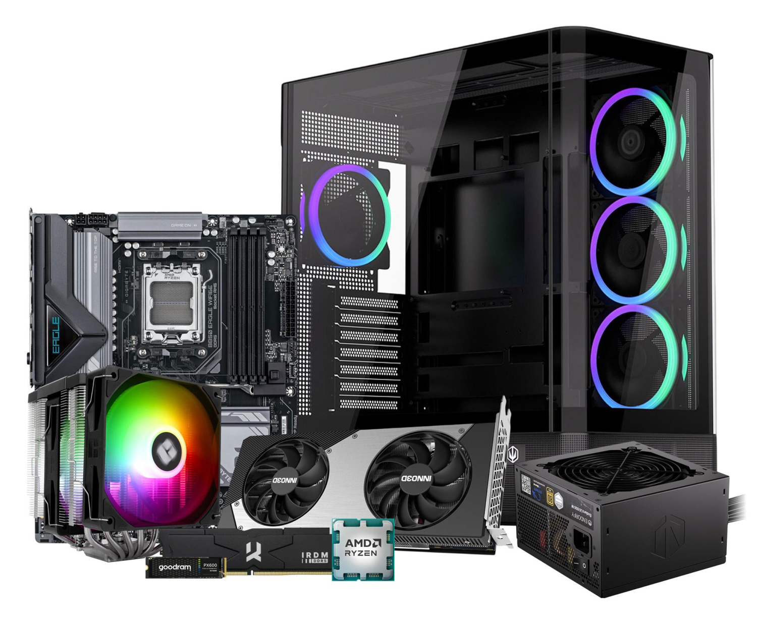 Polecany zestaw Ryzen 7 7700/32GB/2TB/RTX 5070 12GB