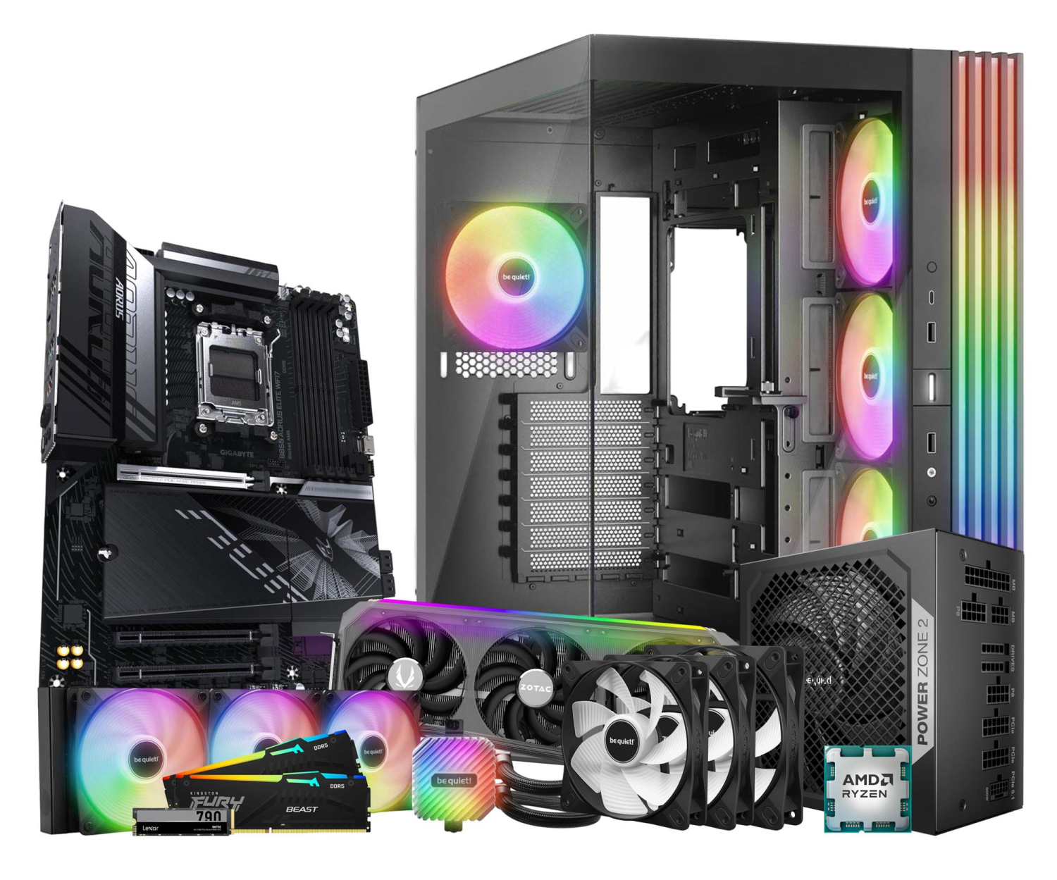 Polecany zestaw Ryzen 7 9800X3D/32GB/2TB/RTX 5080 16GB