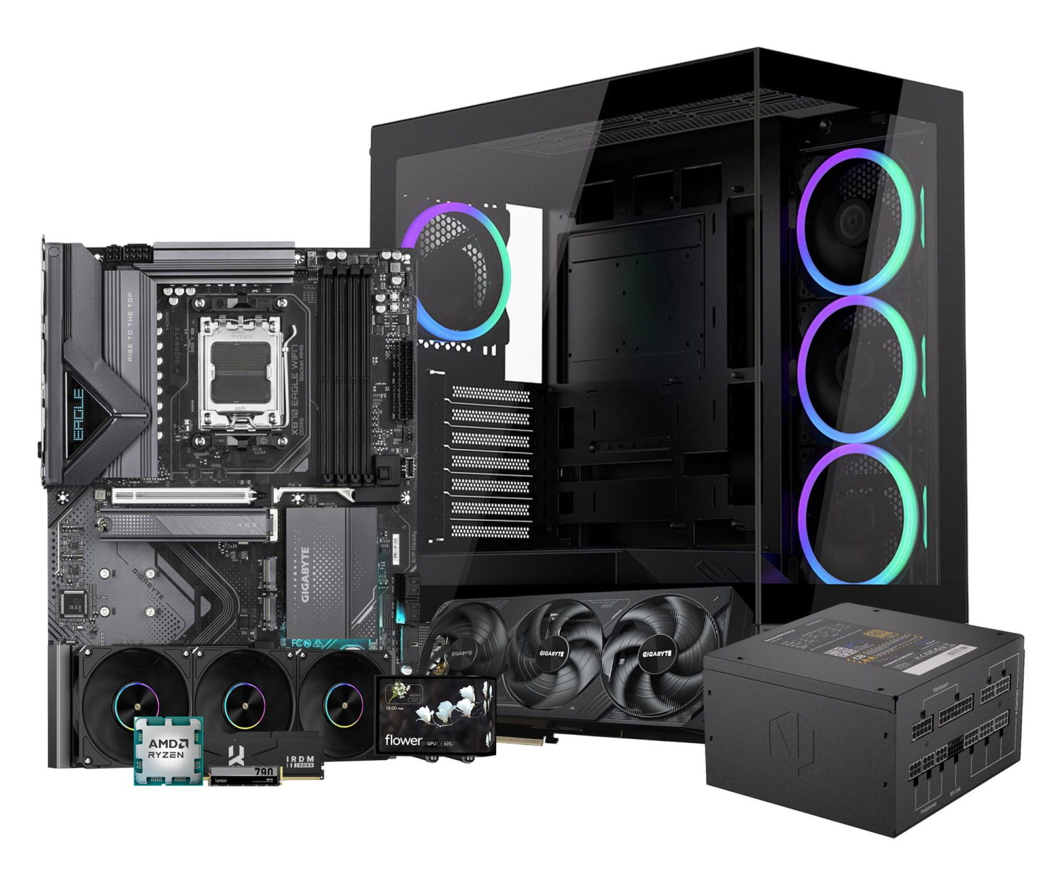 Polecany zestaw Ryzen 7 9800X3D/32GB/2TB/RTX 5080 16GB