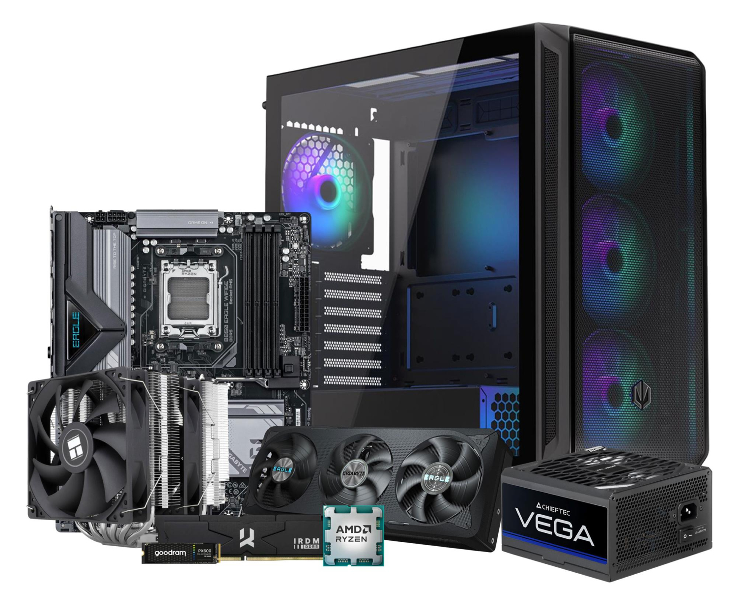 Polecany zestaw Ryzen 7 7800X3D/32GB/1TB/RTX 5070 12GB