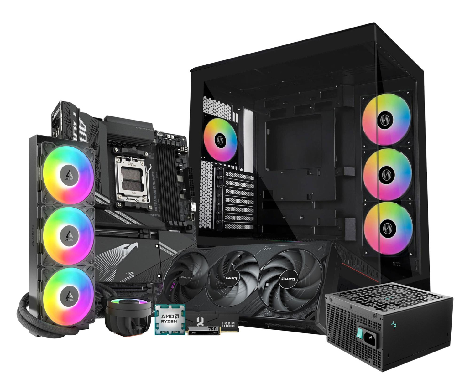 Polecany zestaw Ryzen 9 9950X3D/64GB/2TB/RTX 5090 32GB