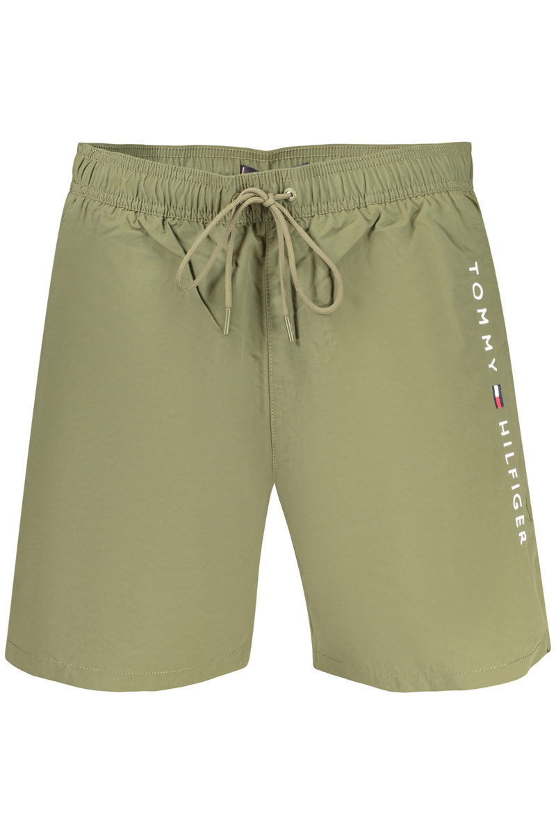 Męskie szorty kąpielowe Tommy Hilfiger UM0UM03748 w kolorze zieleni militarnej – Army Green