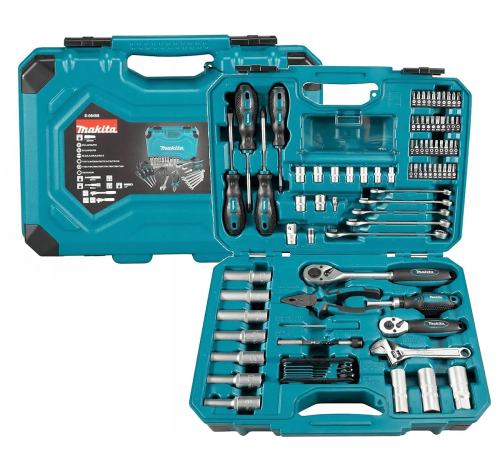 Makita E-08458 - Zestaw akcesoriów i narzędzi ręcznych - 87 elementów 1/2