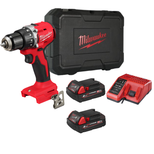 MILWAUKEE M18BLPDRC-202C - Wiertarko-wkrętarka udarowa 4933492822