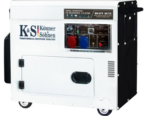 KöNNER&SOHNEN KS 9200HDES-1/3 ATSR - Agregat prądotwórczy 1/3-fazowy diesel 230/400 V