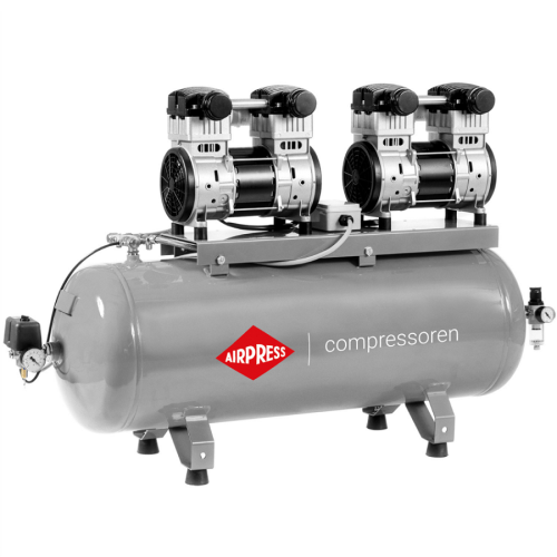 AirPress LMO 196X2-100 - Wyciszony kompresor bezolejowy 8 bar