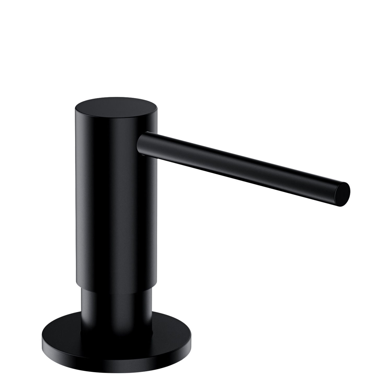 Omnires Dozownik Mydła W Płynie Nablatowy Modern Project Mp60723Bl Czarny Półmat