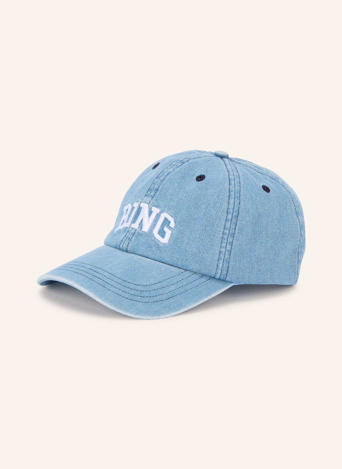 Anine Bing Czapka Z Daszkiem Z Jeansów Jeremy blau
