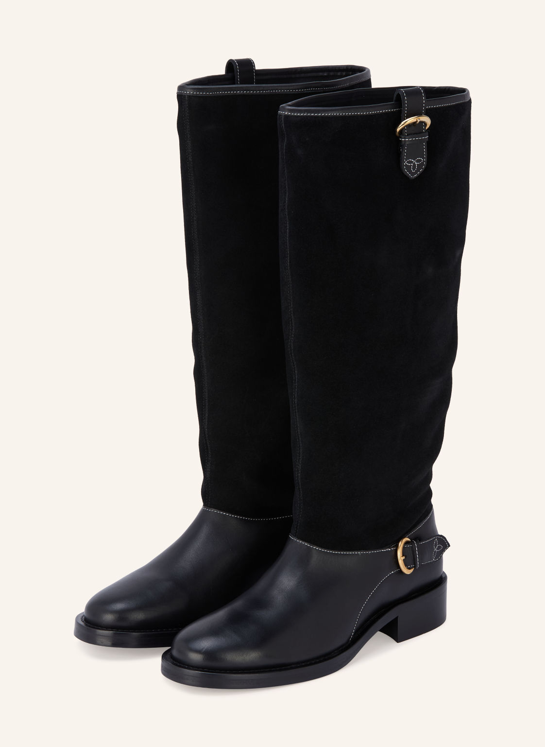 Claudie Pierlot Kozaki schwarz