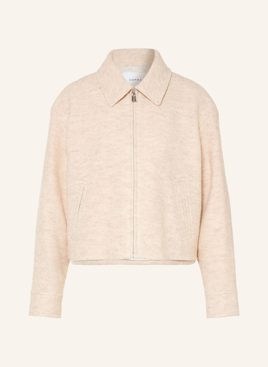 Comma Kurtka Pudełkowa beige