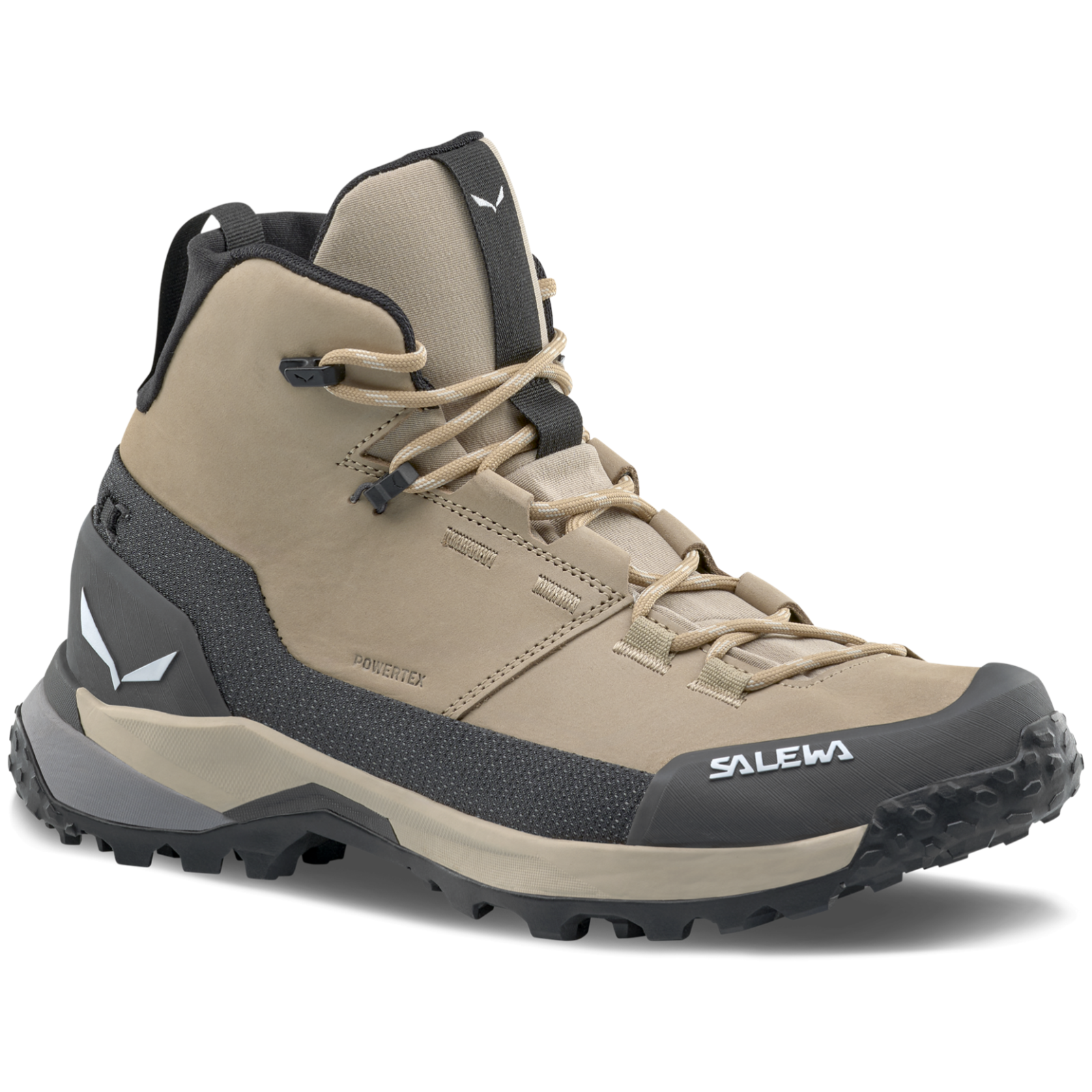 Damskie buty turystyczne Salewa Puez Leather Mid Ptx W Rozmiar butów (UE): 37 / Kolor: jasnobrązowy