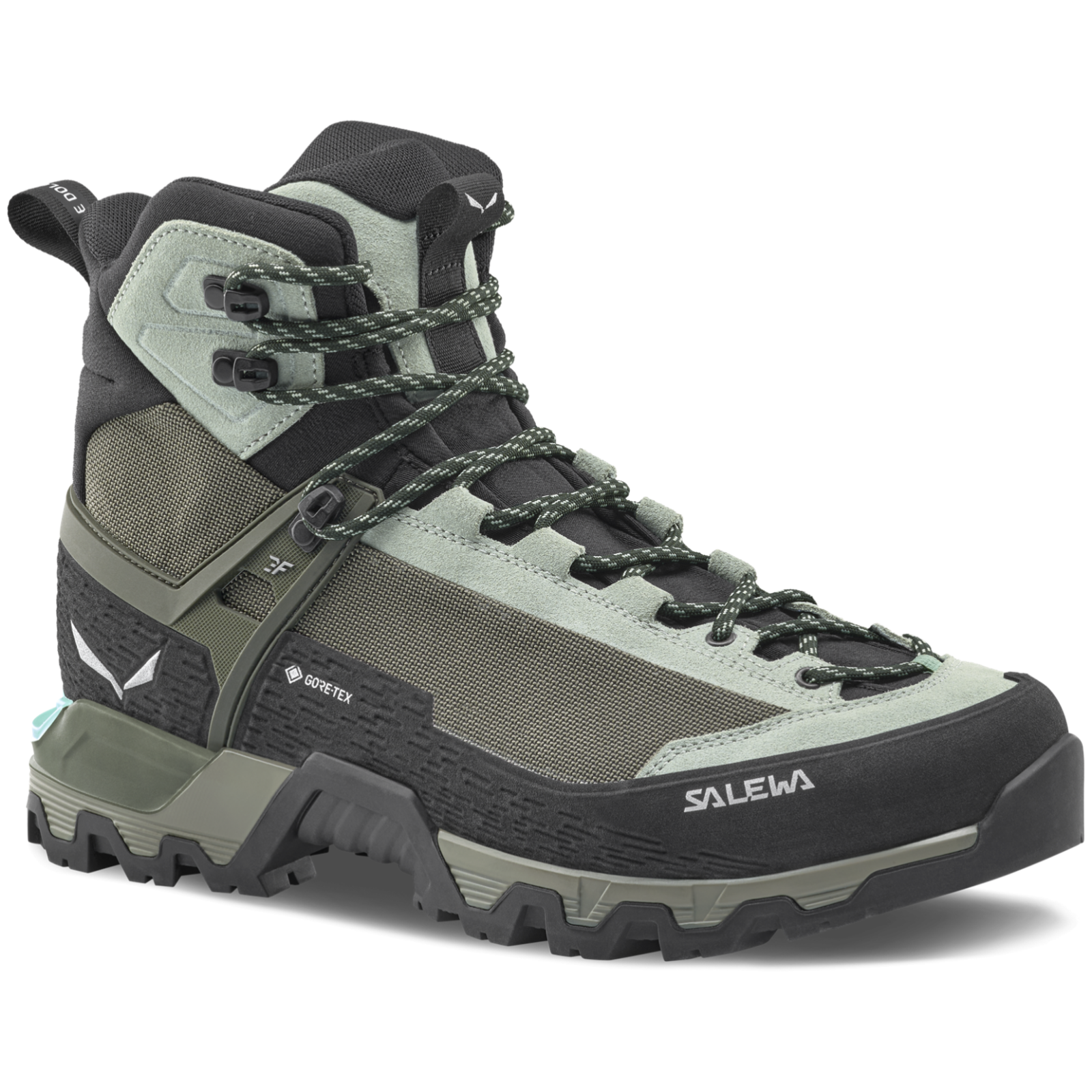 Damskie buty trekkingowe Salewa MTN Trainer 3 Tech Mid GTX W Rozmiar butów (UE): 40 / Kolor: zielony