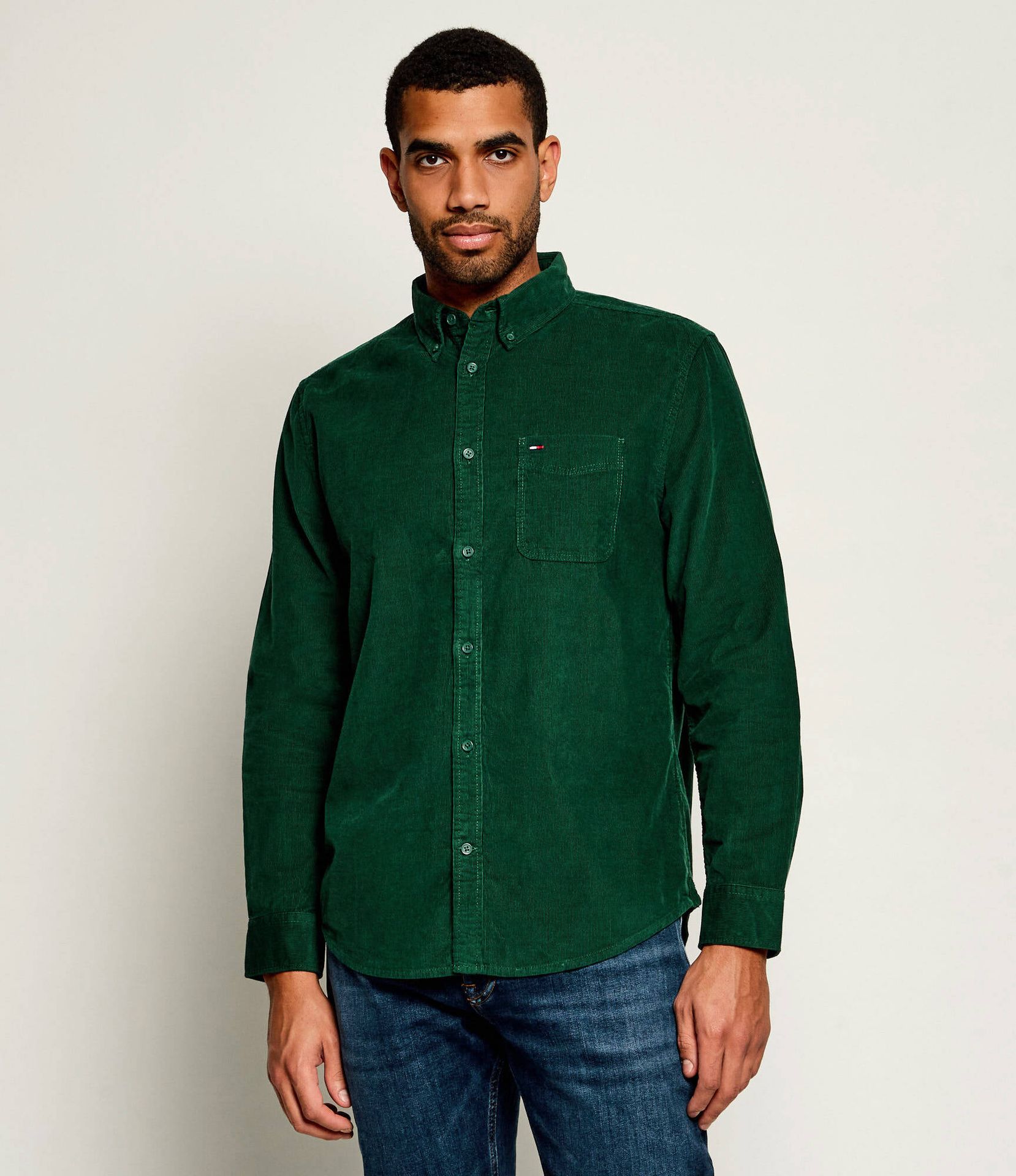 Tommy Jeans Koszula Regular Fit sztruks