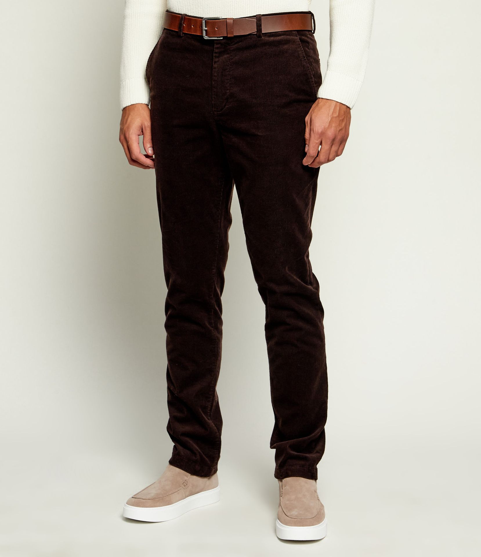 Tommy Hilfiger Spodnie chino Denton Slim Fit sztruks