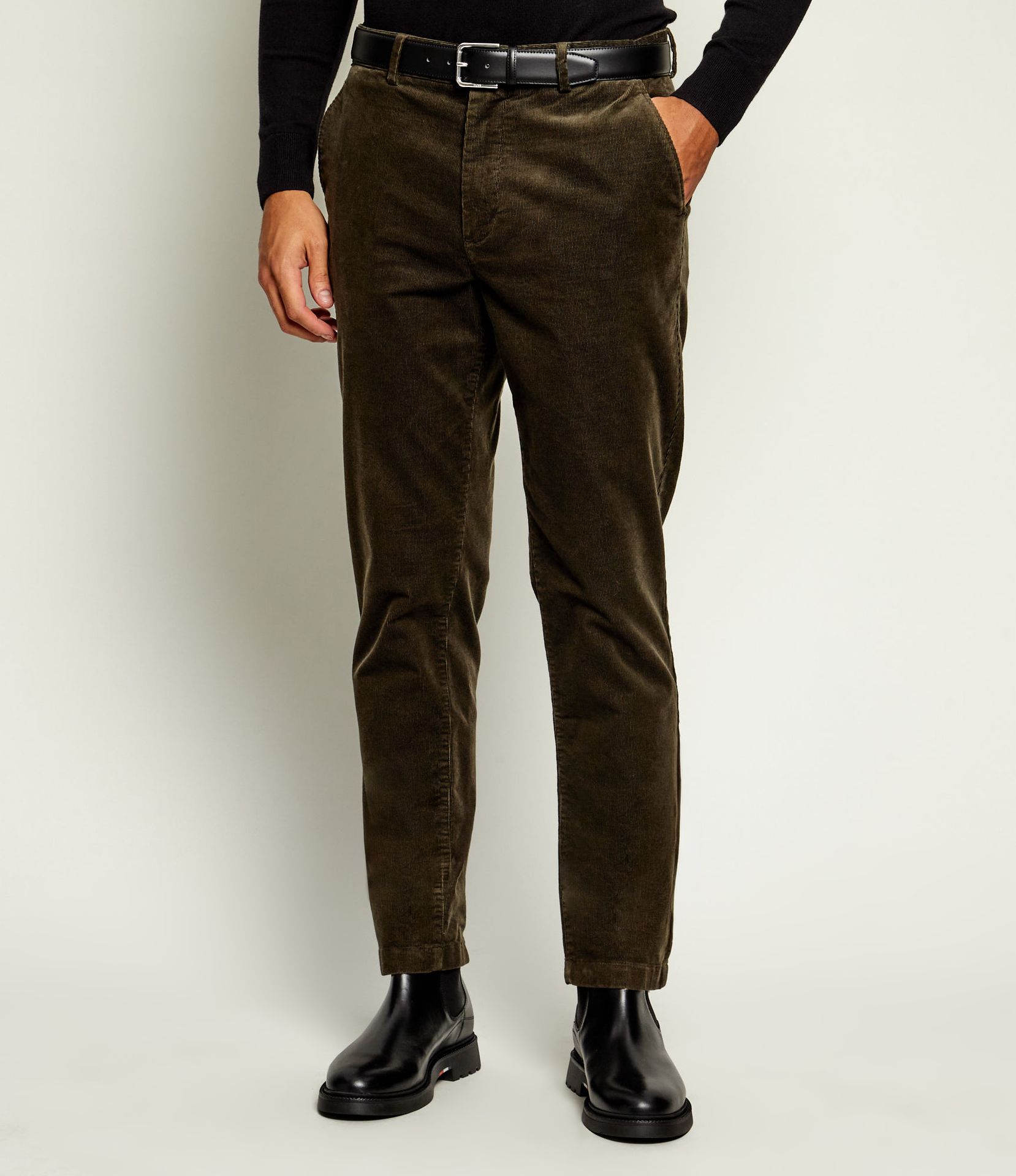 Tommy Hilfiger Spodnie chino Denton Slim Fit sztruks
