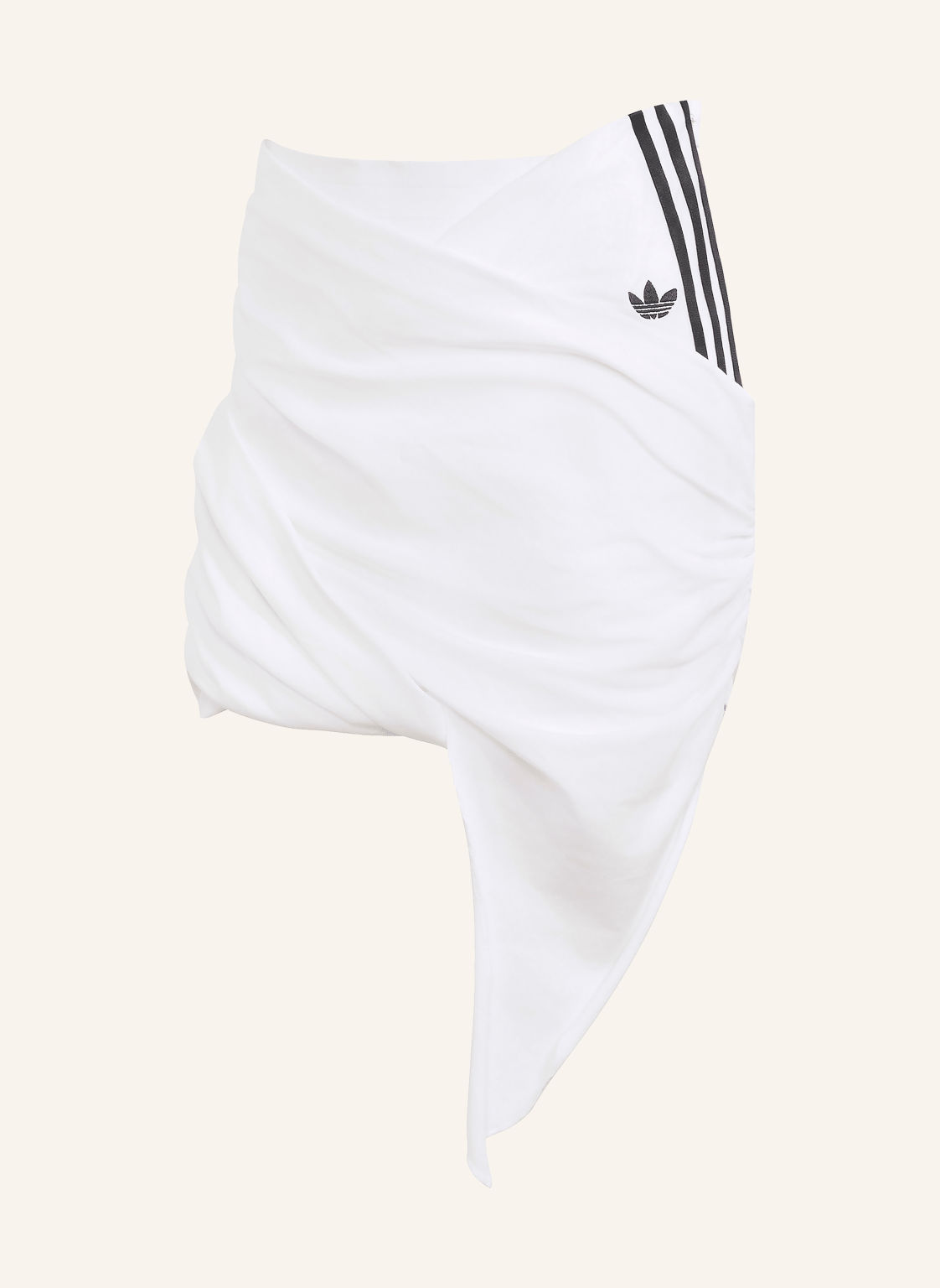 Adidas Originals Spódnica Z Efektem Kopertowym weiss